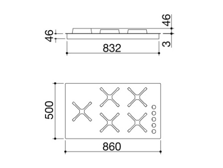Варочная поверхность BARAZZA 1PSP95 купить с доставкой по Москве и Московской области в интернет-магазине АваТехно