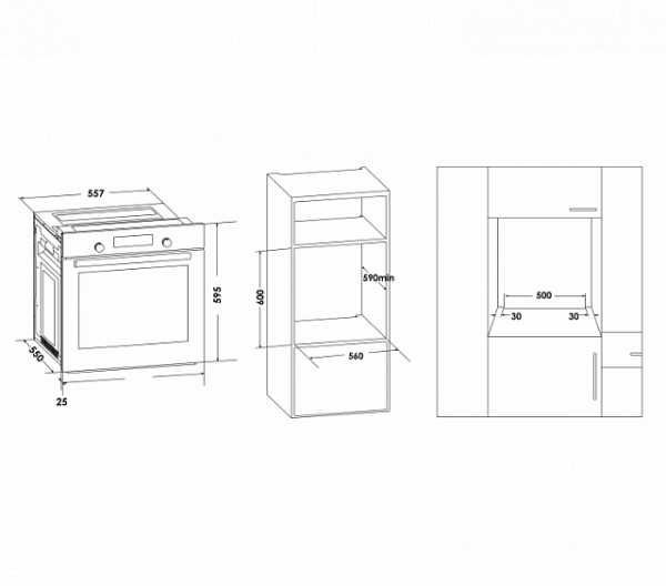 Духовой шкаф SCHAUB LORENZ SLB EE6353 купить с доставкой по Москве и Московской области в интернет-магазине АваТехно