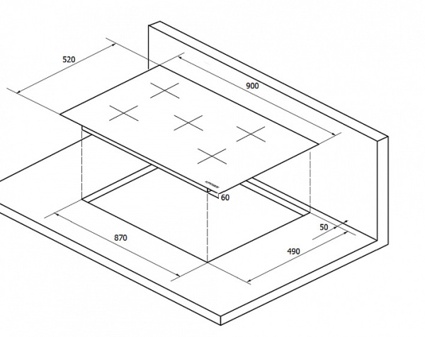 Варочная поверхность KUPPERSBERG IMS 901 купить с доставкой по Москве и Московской области в интернет-магазине АваТехно
