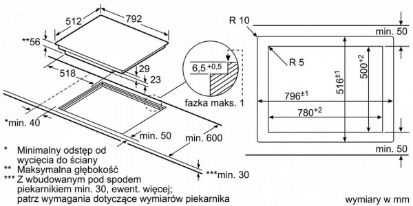 Варочная поверхность Siemens EX 801LVC1 черный купить с доставкой по Москве и Московской области в интернет-магазине АваТехно
