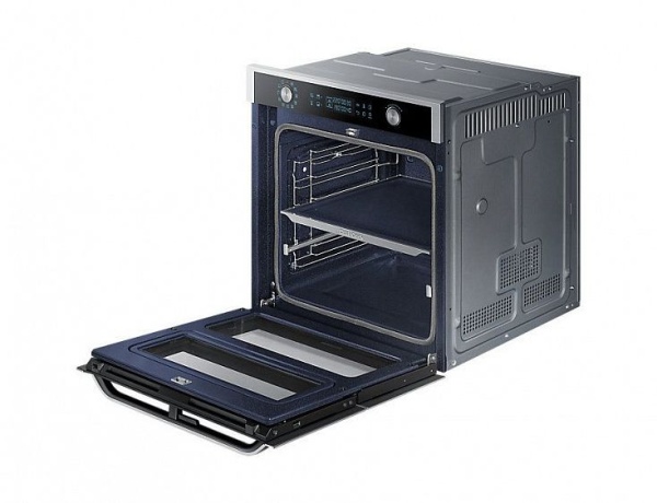 Духовой шкаф Samsung Dual Cook Flex NV75N7677RS нержавеющая сталь купить с доставкой по Москве и Московской области в интернет-магазине АваТехно