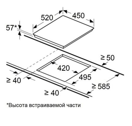 Встраиваемая индукционная варочная панель Maunfeld CVI.453.SBWH купить с доставкой по Москве и Московской области в интернет-магазине АваТехно