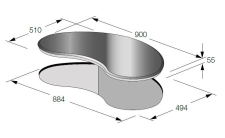 Варочная поверхность Fulgor Milano CHM 904 ID TS черный купить с доставкой по Москве и Московской области в интернет-магазине АваТехно