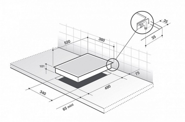 Варочная поверхность DE DIETRICH DPG7449B купить с доставкой по Москве и Московской области в интернет-магазине АваТехно