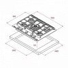 Газовая панель TEKA GZC 75330 XBN STONE GREY (112570101) купить с доставкой по Москве и Московской области в интернет-магазине АваТехно