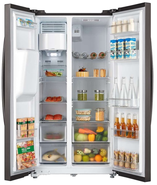 Холодильник Side-by-Side Toshiba GR-RS508WE-PMJ(06) купить с доставкой по Москве и Московской области в интернет-магазине АваТехно