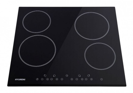 Варочная поверхность HYUNDAI HHE 6450 BG купить с доставкой по Москве и Московской области в интернет-магазине АваТехно