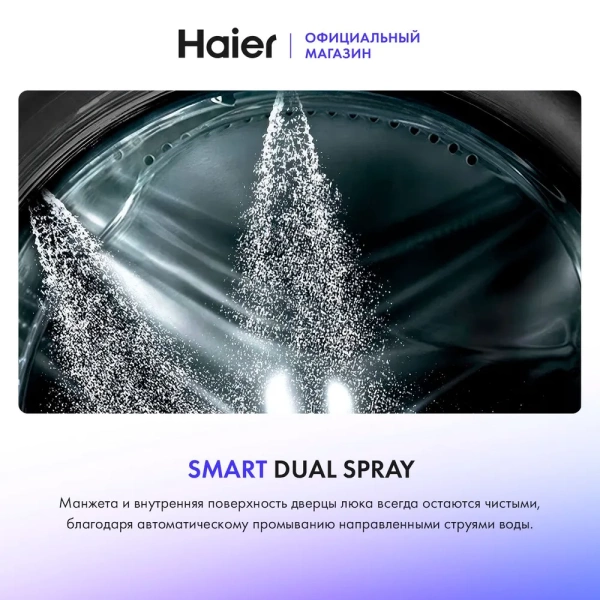 Стиральная машина HAIER HW80-BP14969A белый купить с доставкой по Москве и Московской области в интернет-магазине АваТехно