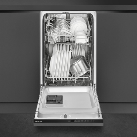 Встраиваемая посудомоечная машина Smeg ST4512EIN купить с доставкой по Москве и Московской области в интернет-магазине АваТехно