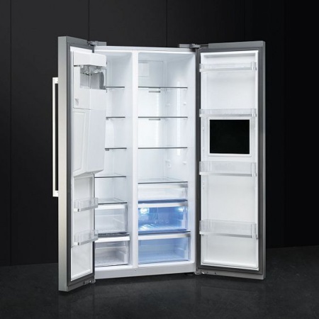 Холодильник SMEG sbs63xedh купить с доставкой по Москве и Московской области в интернет-магазине АваТехно
