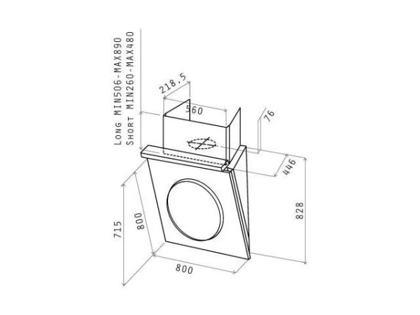 Вытяжка ELICA OM80WH купить с доставкой по Москве и Московской области в интернет-магазине АваТехно