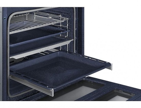 Духовой шкаф Samsung Dual Cook Flex NV75N7646RB черный купить с доставкой по Москве и Московской области в интернет-магазине АваТехно