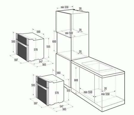 Духовой шкаф GORENJE bop 8858 ax купить с доставкой по Москве и Московской области в интернет-магазине АваТехно