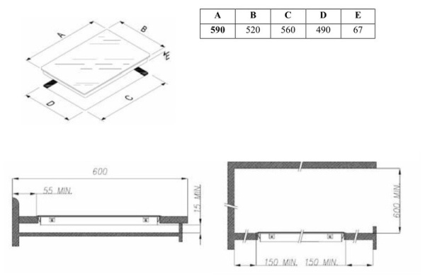 Стеклокерамическая панель Weissgauff HI 6140 B купить с доставкой по Москве и Московской области в интернет-магазине АваТехно