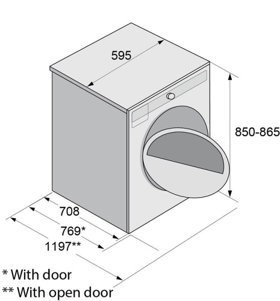Сушильная машина Asko T210H.W.P купить с доставкой по Москве и Московской области в интернет-магазине АваТехно