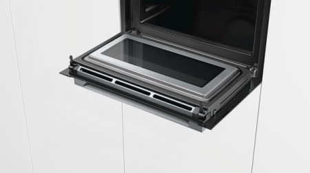 Компактный духовой шкаф с свч Bosch CMG633BB1 купить с доставкой по Москве и Московской области в интернет-магазине АваТехно