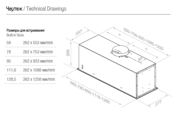 Вытяжка PANDO EVO/580.11 INOX V.850 SEC купить с доставкой по Москве и Московской области в интернет-магазине АваТехно
