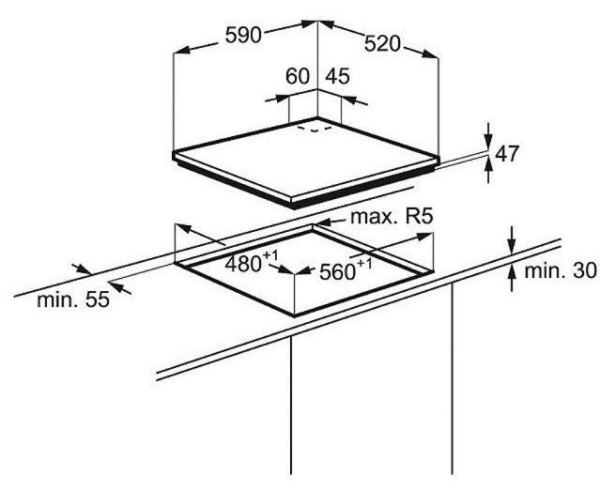 Поверхность ELECTROLUX egt 56242 nk купить с доставкой по Москве и Московской области в интернет-магазине АваТехно