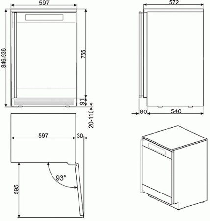 Винный шкаф SMEG CVF338X купить с доставкой по Москве и Московской области в интернет-магазине АваТехно