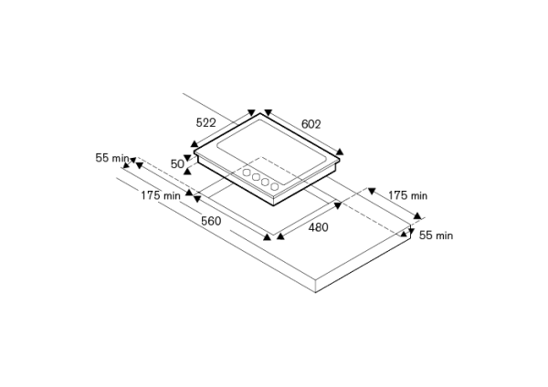 Варочная поверхность BERTAZZONI P604LHERAC купить с доставкой по Москве и Московской области в интернет-магазине АваТехно