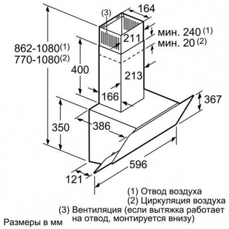Вытяжка BOSCH DWK 065G20R купить с доставкой по Москве и Московской области в интернет-магазине АваТехно