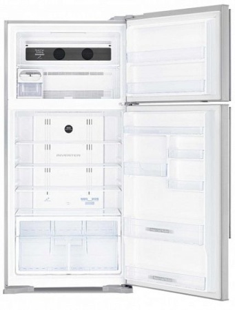 Холодильник HITACHI R-VG662 PU3 GPW белое стекло купить с доставкой по Москве и Московской области в интернет-магазине АваТехно