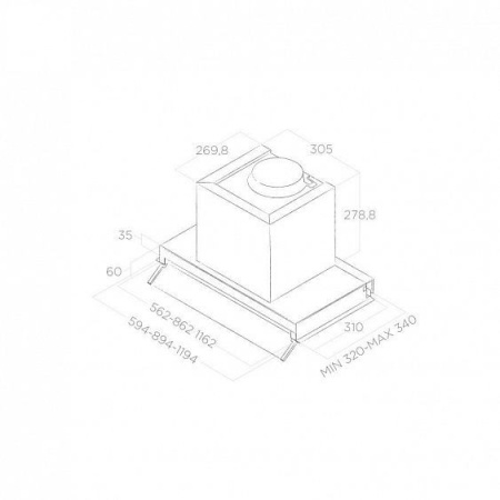 Вытяжка ELICA BOXIN IX/A/60 (PRF0097835B) купить с доставкой по Москве и Московской области в интернет-магазине АваТехно