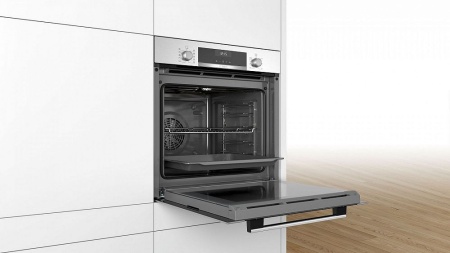 Встраиваемый электрический духовой шкаф Bosch HBA317BS0R купить с доставкой по Москве и Московской области в интернет-магазине АваТехно