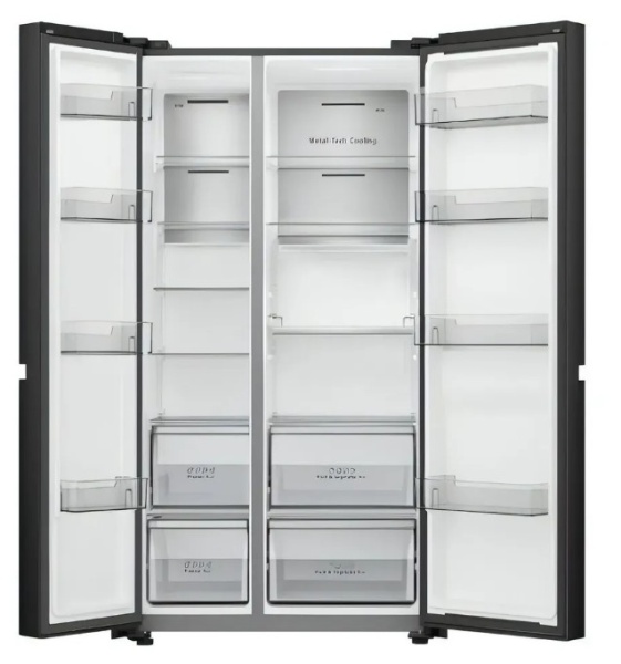 Холодильник Side-by-Side Hisense RS5P668SAF1 купить с доставкой по Москве и Московской области в интернет-магазине АваТехно