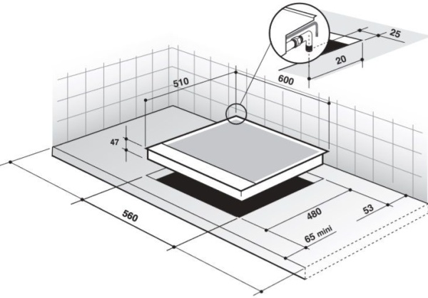 Поверхность DE DIETRICH dtg 1164 x купить с доставкой по Москве и Московской области в интернет-магазине АваТехно