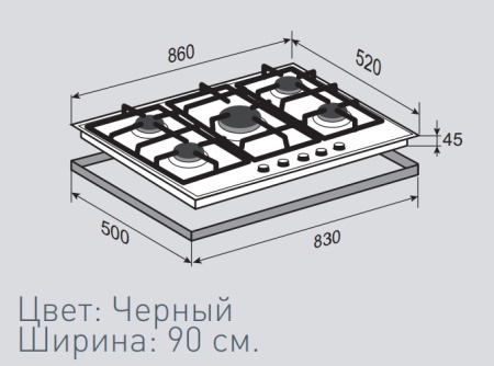 Поверхность ZIGMUND & SHTAIN mn 115.91 b купить с доставкой по Москве и Московской области в интернет-магазине АваТехно