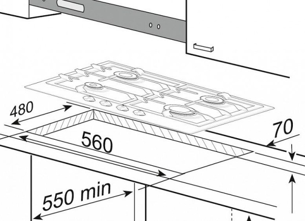 Поверхность KORTING hg 665 ctrn купить с доставкой по Москве и Московской области в интернет-магазине АваТехно