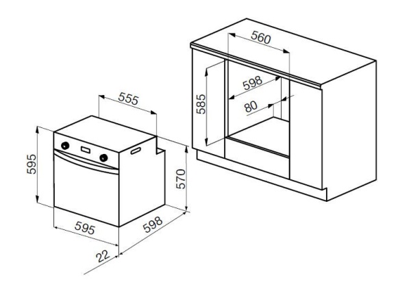 Духовой шкаф KORTING okb 460 rn купить с доставкой по Москве и Московской области в интернет-магазине АваТехно