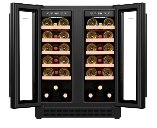 Встраиваемый винный шкаф Maunfeld MBWC-112S40 купить с доставкой по Москве и Московской области в интернет-магазине АваТехно