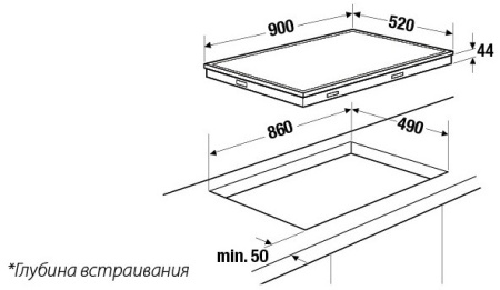 Поверхность KUPPERSBUSCH eke9753.1f купить с доставкой по Москве и Московской области в интернет-магазине АваТехно