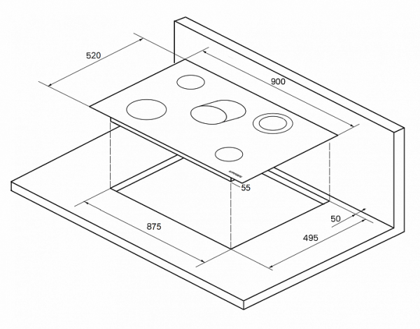 Варочная поверхность KUPPERSBERG EMS 901 купить с доставкой по Москве и Московской области в интернет-магазине АваТехно