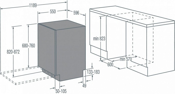 Встраиваемая посудомоечная машина GORENJE GDV674X купить с доставкой по Москве и Московской области в интернет-магазине АваТехно