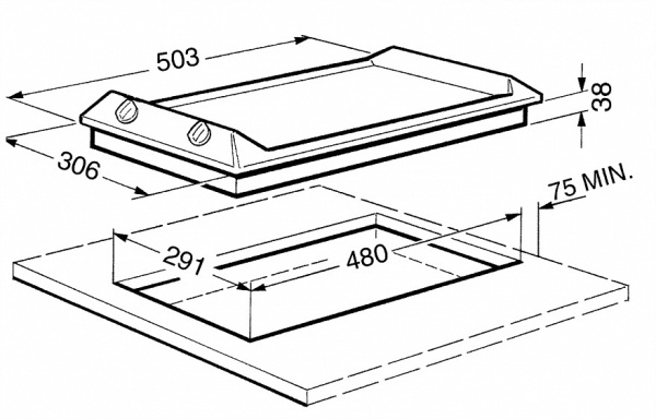 Поверхность SMEG seh530x1 купить с доставкой по Москве и Московской области в интернет-магазине АваТехно