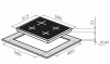 Варочная панель MAUNFELD EGHS.64.33CS/G купить с доставкой по Москве и Московской области в интернет-магазине АваТехно
