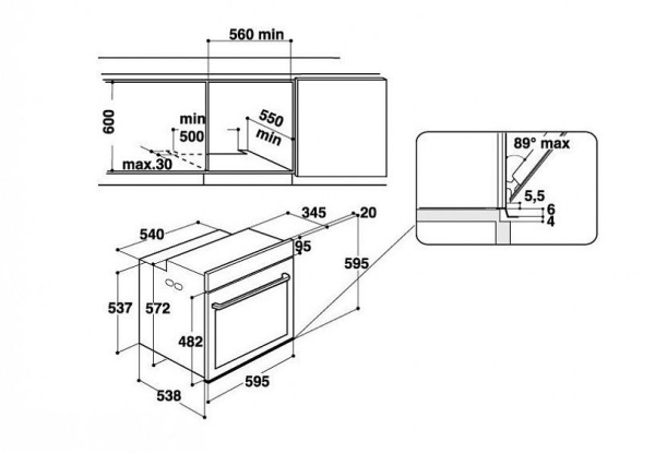 Электрический духовой шкаф Hotpoint-Ariston FI 7861 SH IC купить с доставкой по Москве и Московской области в интернет-магазине АваТехно