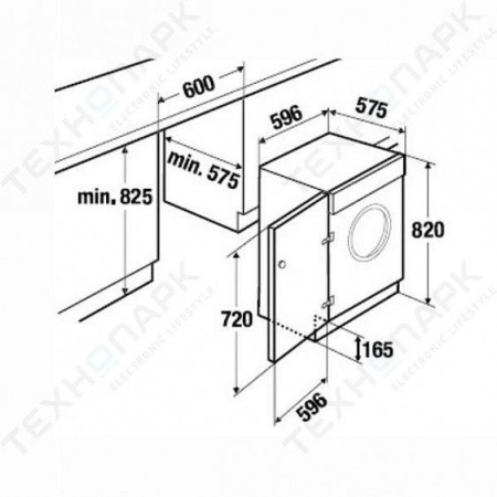 Встраиваемая стиральная машина KUPPERSBUSCH iw 1476.0 w купить с доставкой по Москве и Московской области в интернет-магазине АваТехно