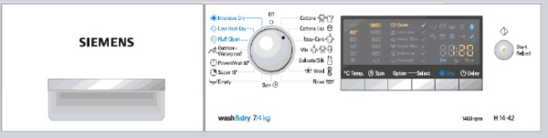 Стиральная машина с сушкой SIEMENS wd 14h420 купить с доставкой по Москве и Московской области в интернет-магазине АваТехно