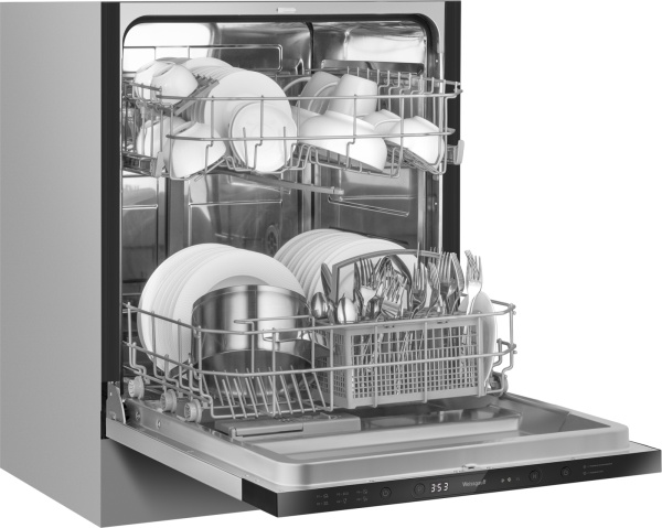 Посудомоечная машина WEISSGAUFF DW 6026 D Silver купить с доставкой по Москве и Московской области в интернет-магазине АваТехно