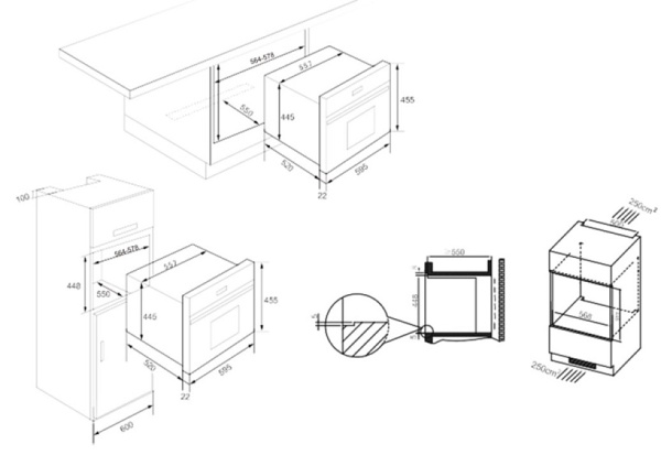 ДУХОВОЙ ШКАФ JACKY'S JO EI35MW купить с доставкой по Москве и Московской области в интернет-магазине АваТехно