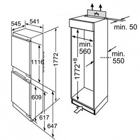 Холодильник BOSCH kiv38a51 купить с доставкой по Москве и Московской области в интернет-магазине АваТехно