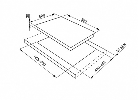 Варочная панель SMEG SRV864AVOGH2 купить с доставкой по Москве и Московской области в интернет-магазине АваТехно