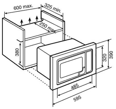 Микроволновая печь KAISER em 2000 купить с доставкой по Москве и Московской области в интернет-магазине АваТехно