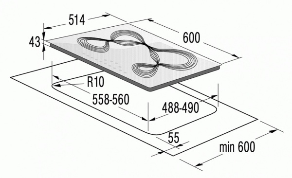 Поверхность GORENJE it 641 kr купить с доставкой по Москве и Московской области в интернет-магазине АваТехно