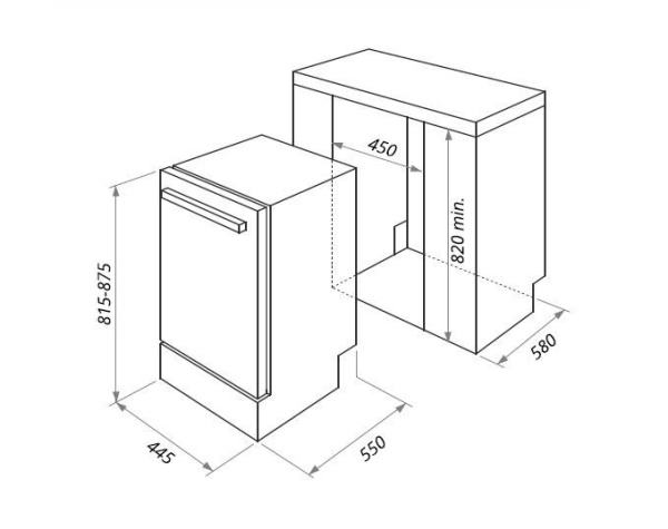 Встраиваемая посудомоечная машина MAUNFELD мlp - 08 i купить с доставкой по Москве и Московской области в интернет-магазине АваТехно