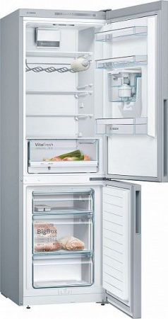 Холодильник Bosch KGW36XL30 нержавеющая сталь купить с доставкой по Москве и Московской области в интернет-магазине АваТехно